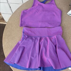 Purple and Pink Workout Set